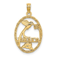 Load image into Gallery viewer, 14k JAMAICA w/Bird and Flowers Charm
