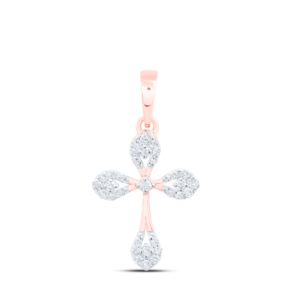 1/8 CTW DIA NK GIFT CROSS PENDANT