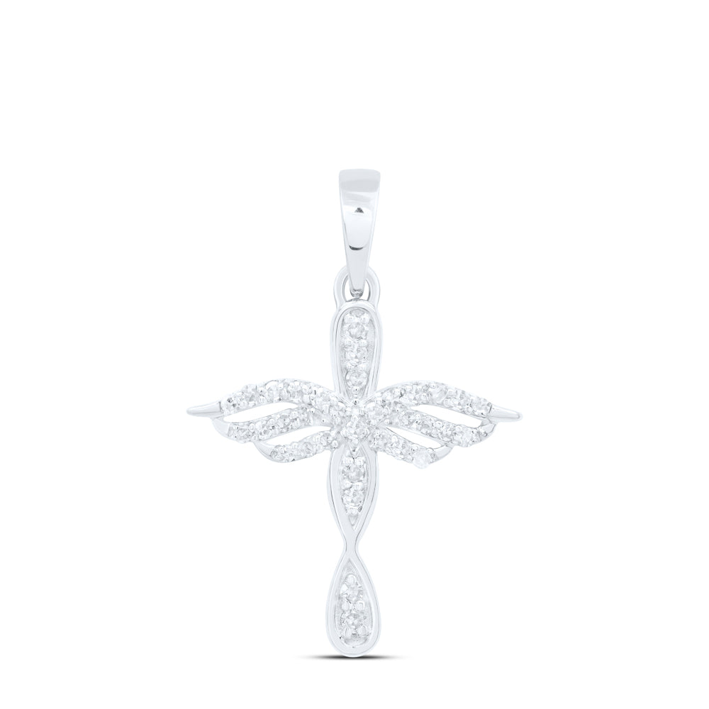 1/8 CTW DIA NK GIFT CROSS PENDANT