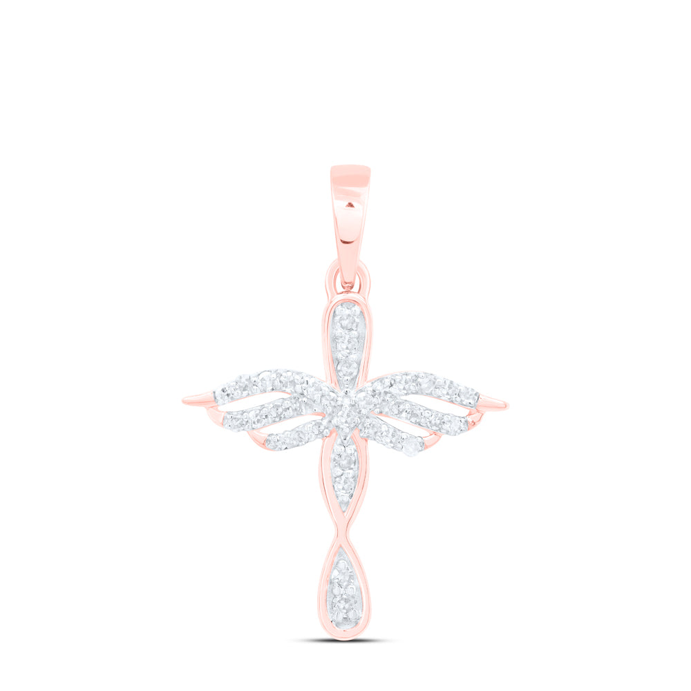 1/8 CTW DIA NK GIFT CROSS PENDANT