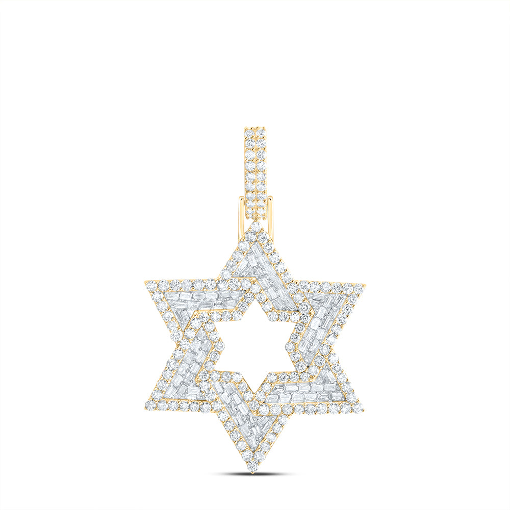 3 1/4 CTW-DIA NK STAR MEN'S CHARMS