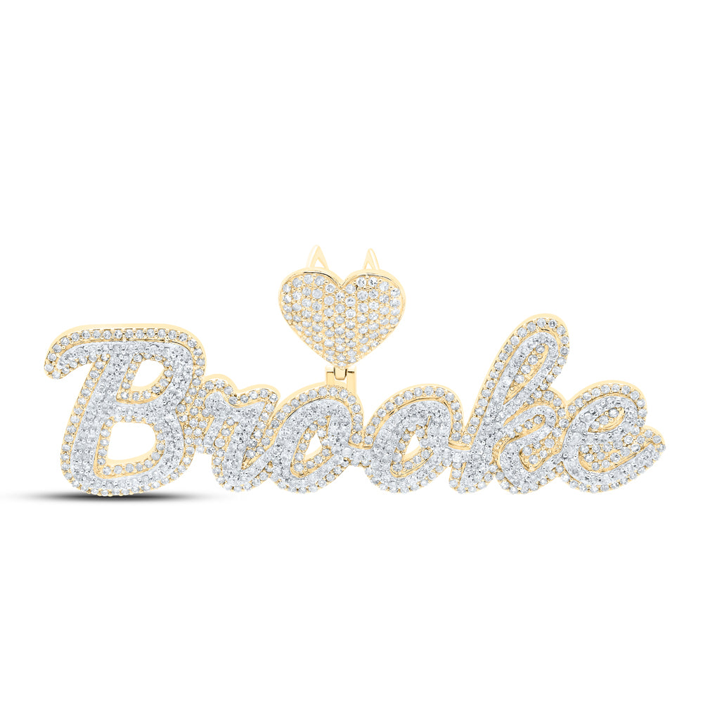 3 1/2 CTW-DIA NK "BROOKE" MENS CHARM