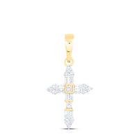 Load image into Gallery viewer, 1/10 CTW DIA NK GIFT CROSS PENDANT
