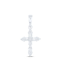 Load image into Gallery viewer, 1/10 CTW DIA NK GIFT CROSS PENDANT

