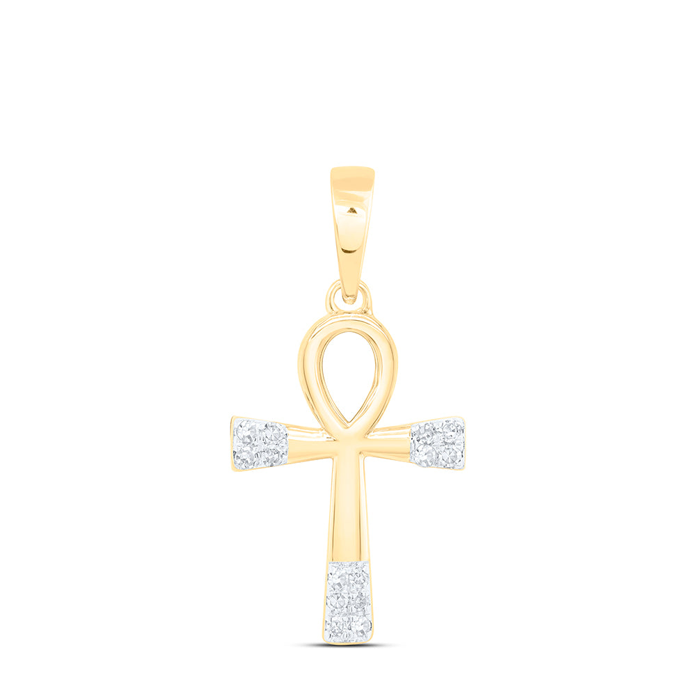 1/20 CTW DIA NK GIFT CROSS PENDANT