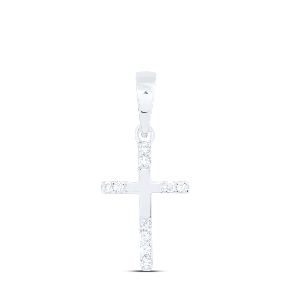 1/20 CTW DIA NK GIFT CROSS PENDANT