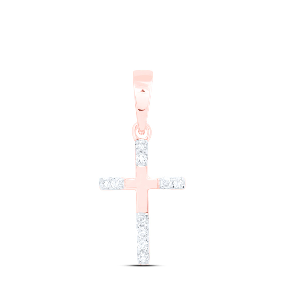 1/20 CTW DIA NK GIFT CROSS PENDANT