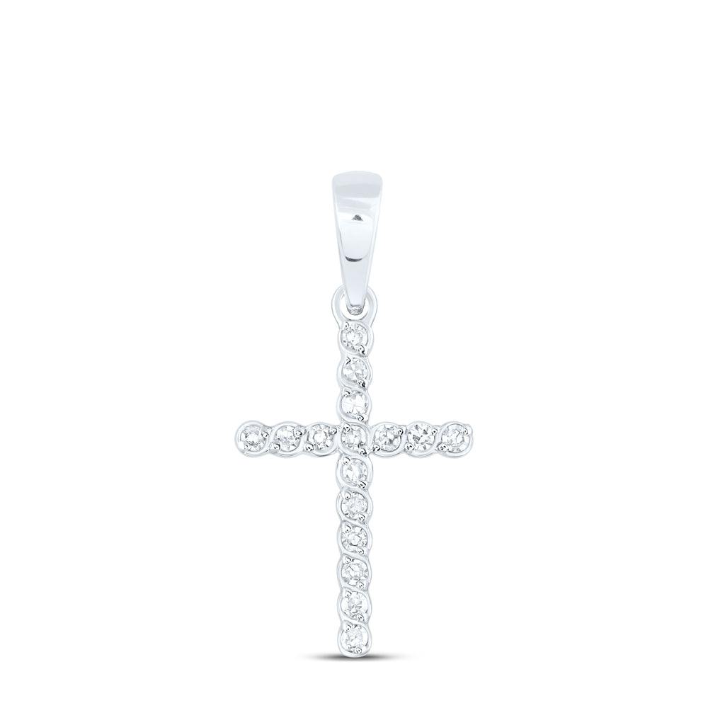 1/10 CTW DIA NK GIFT CROSS PENDANT