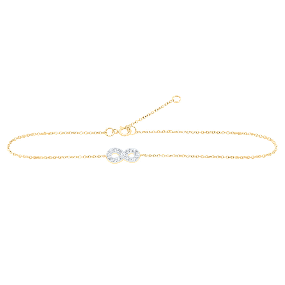1/10 CTW DIA NK GIFT ANKLET (9 INCH)
