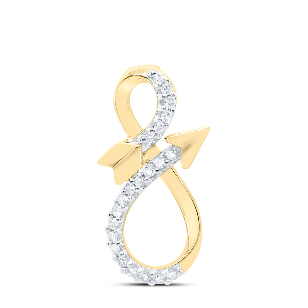 1/12CTW-DIA NK GIFT PENDANT