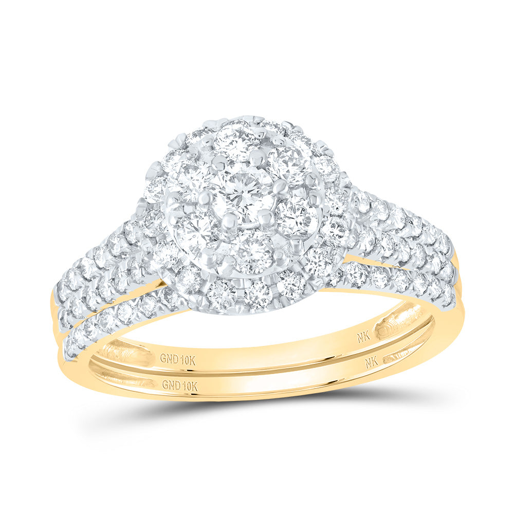 1CTW-DIA NK FASHION BRIDAL SET