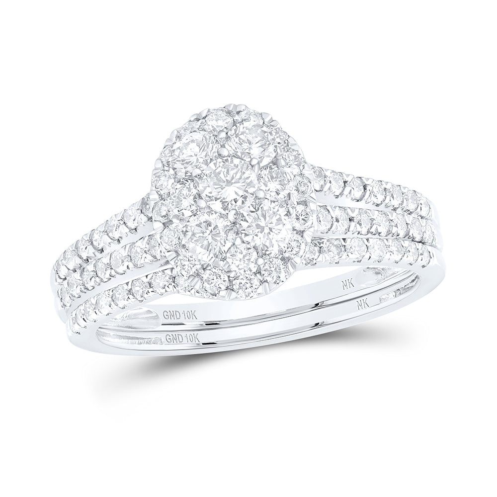 1CTW-DIA NK FASHION BRIDAL SET