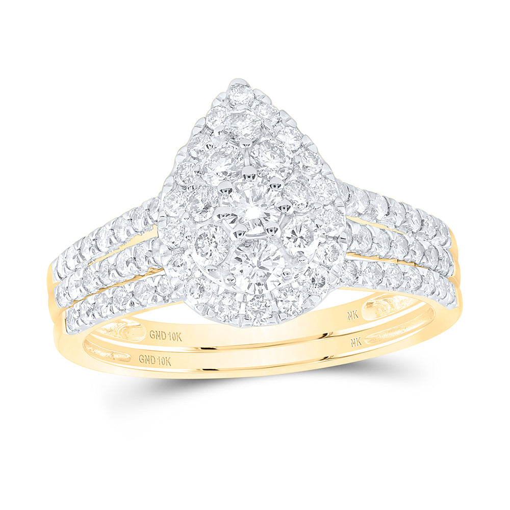 1CTW-DIA NK FASHION BRIDAL SET