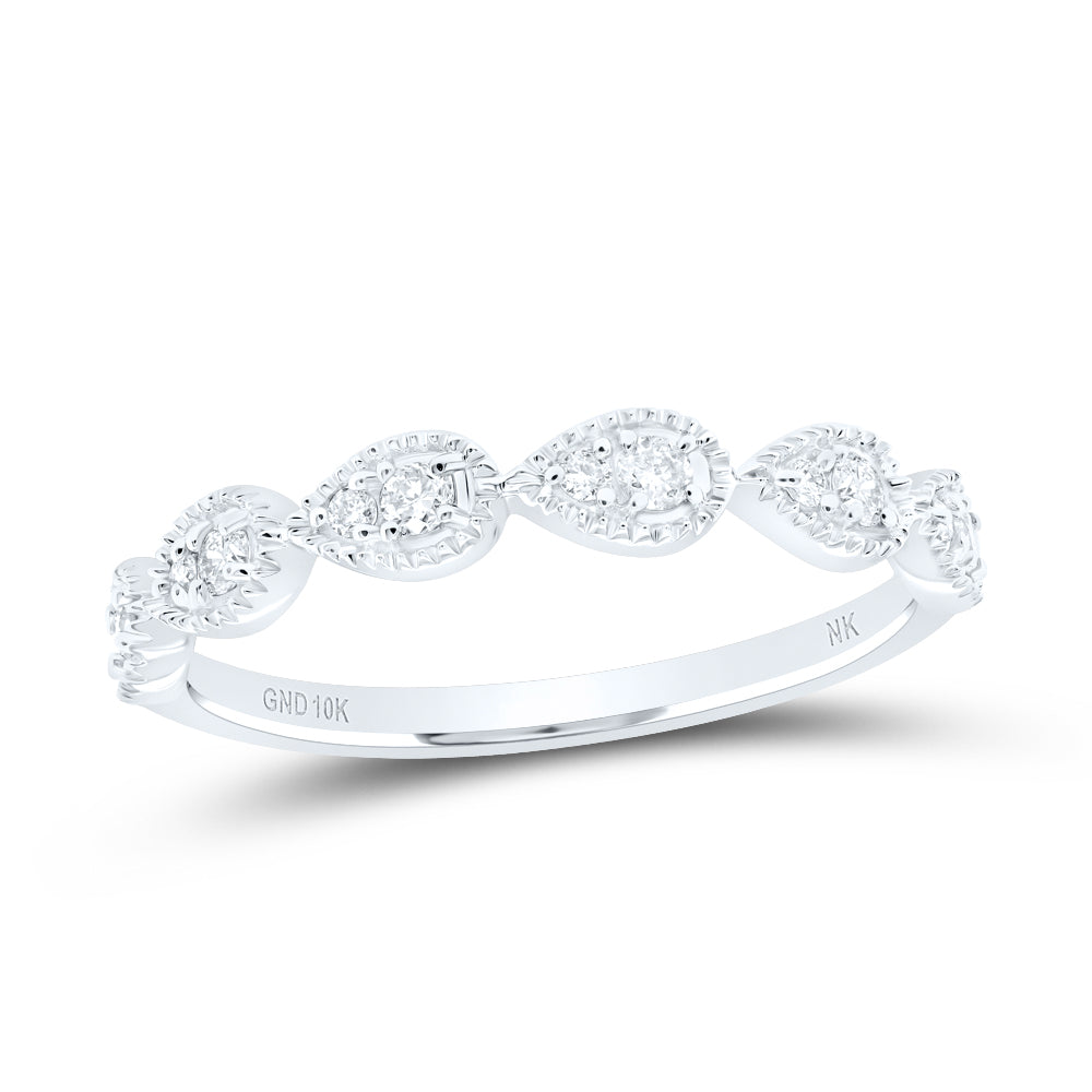 1/6CTW-DIA NK GIFT STACKABLE BAND