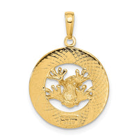 Load image into Gallery viewer, 14k PUERTO RICO with Frog Pendant

