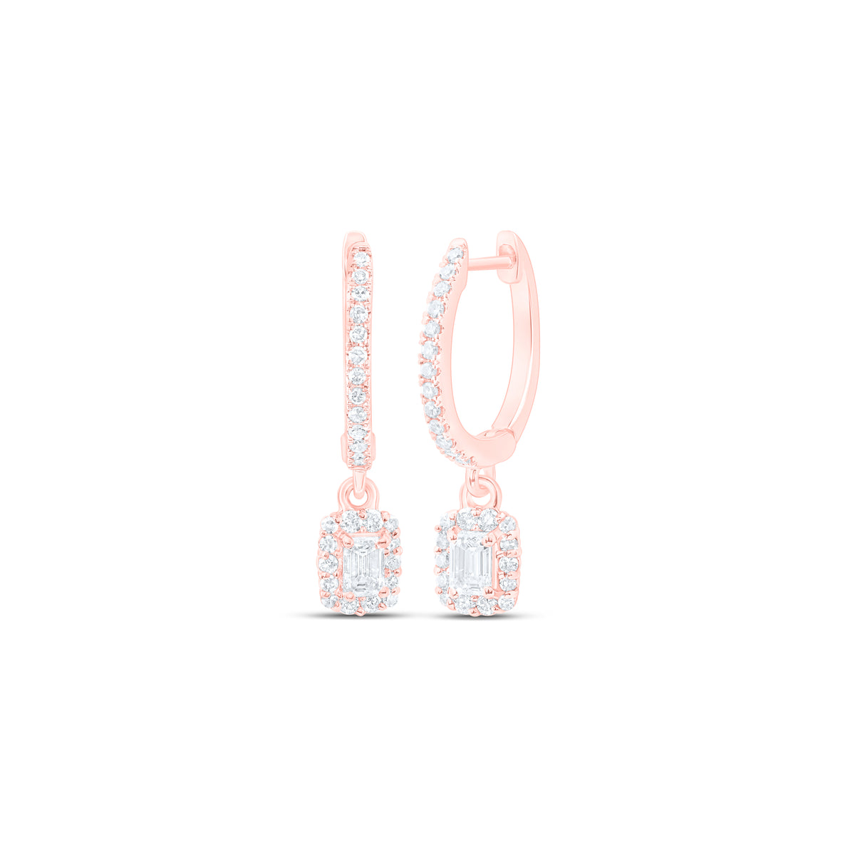 5/8 CTW DIA NKE DANGLING EARRING