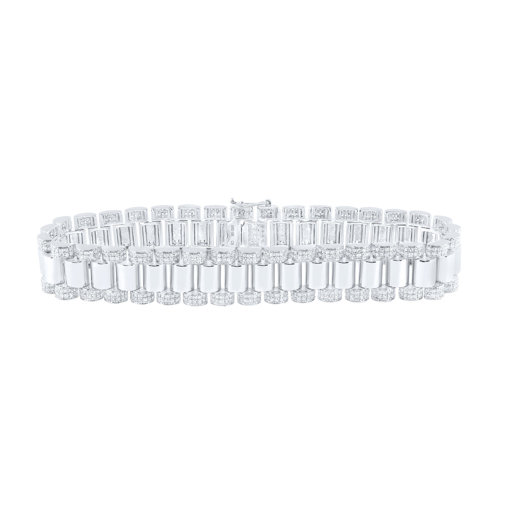 4 1/3CTW-DIA CN (13.5MM) MENS BRACELET (8.5 INCH)