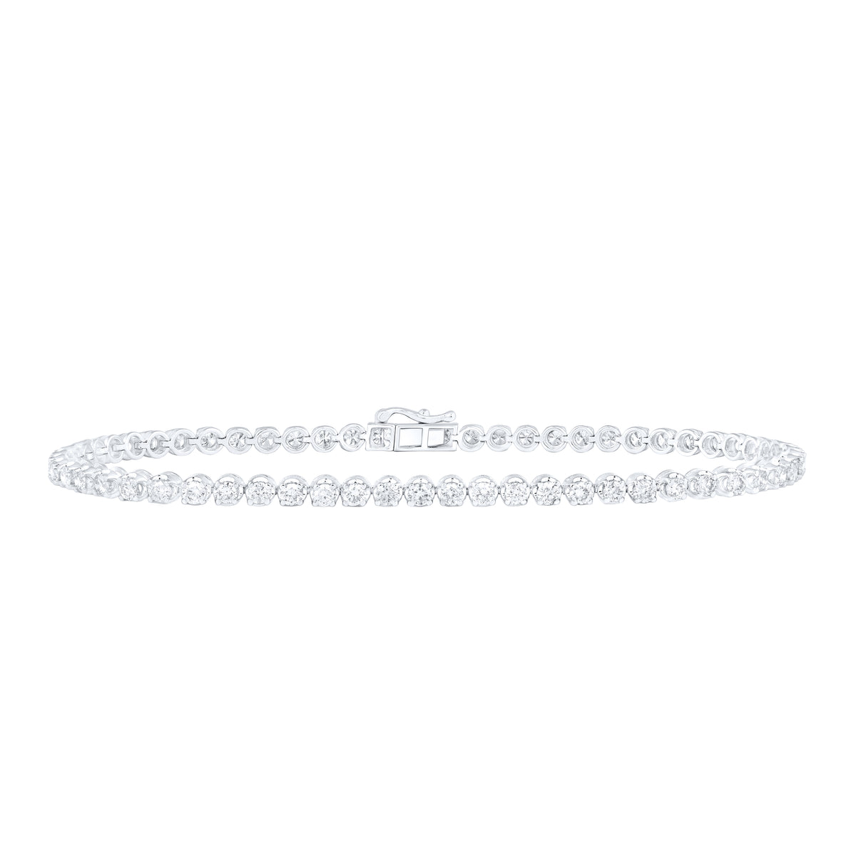 4 1/5CTW-DIA NK MENS SOLITAIRE BRACELET (8.50 INCH)