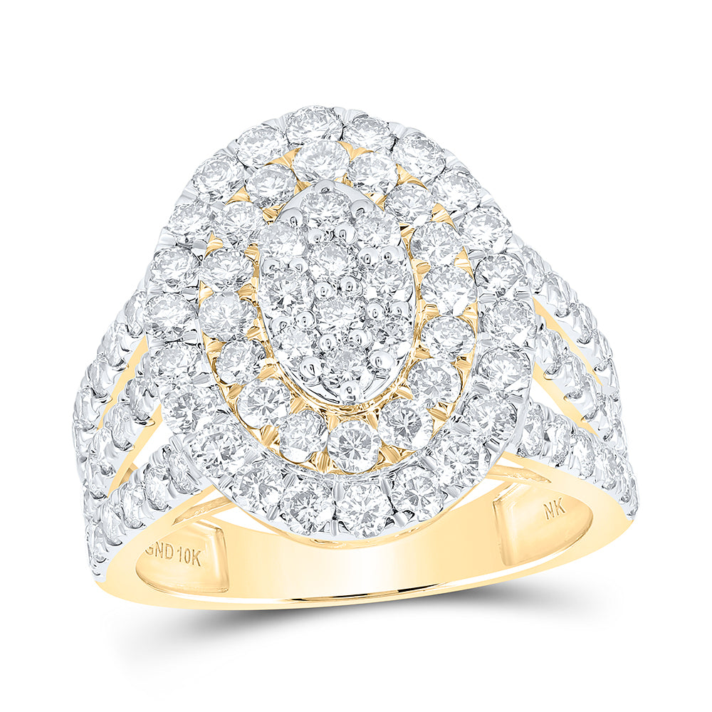 2 3/8CTW-DIA NK OVAL LADIES RING