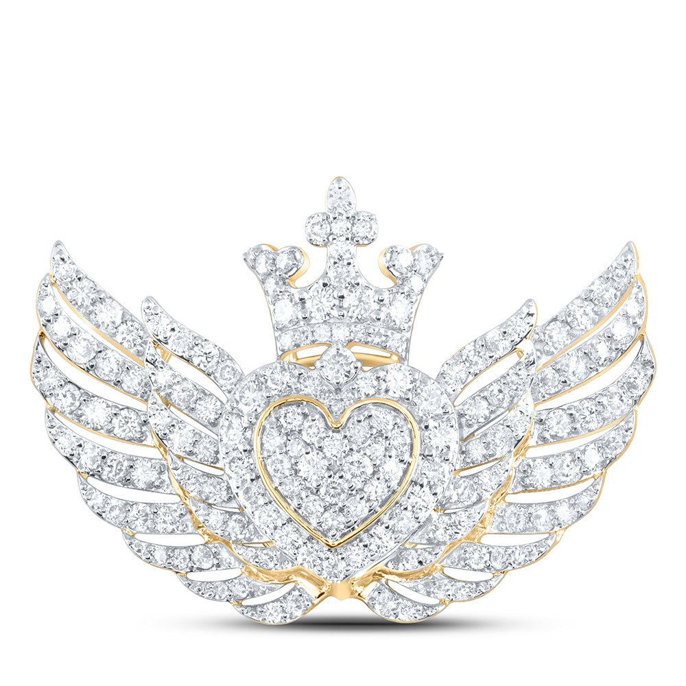 2 1/3CTW-DIA NK MENS CHARM