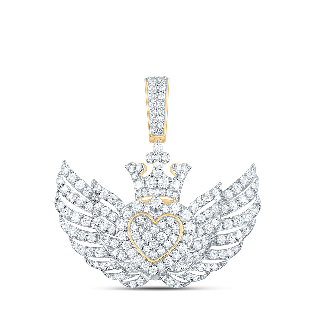 2 1/3CTW-DIA NK MENS CHARM