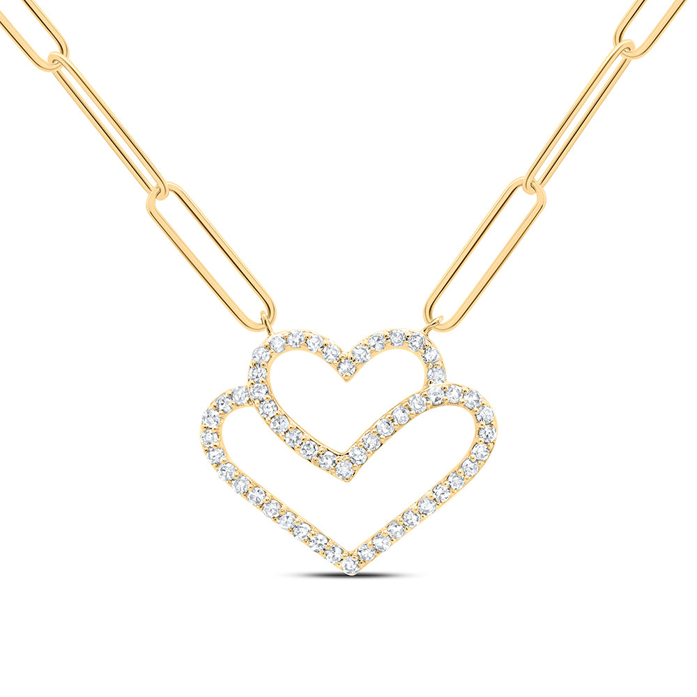 1/4CTW-DIA NK FASHION NECKLACE -18 INCH