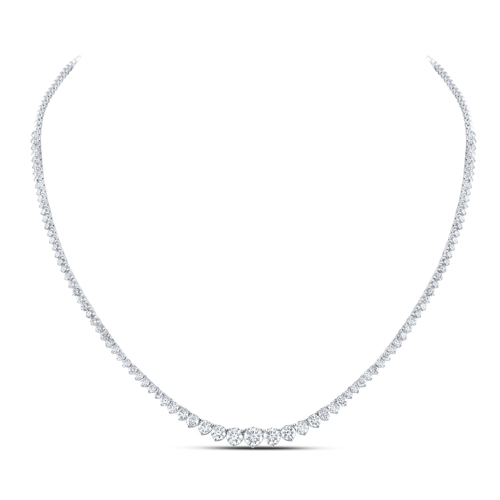 6 3/4CTW-DIA NK FASHION NECKLACE -(17 INCH)