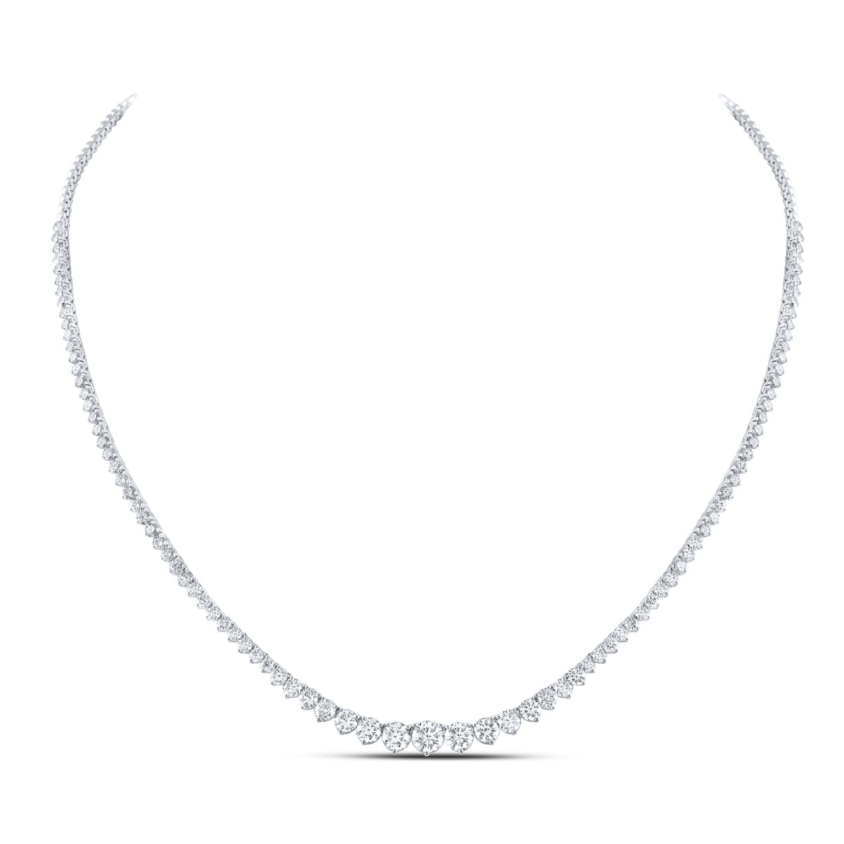 6 3/4CTW-DIA NK FASHION NECKLACE -(17 INCH)