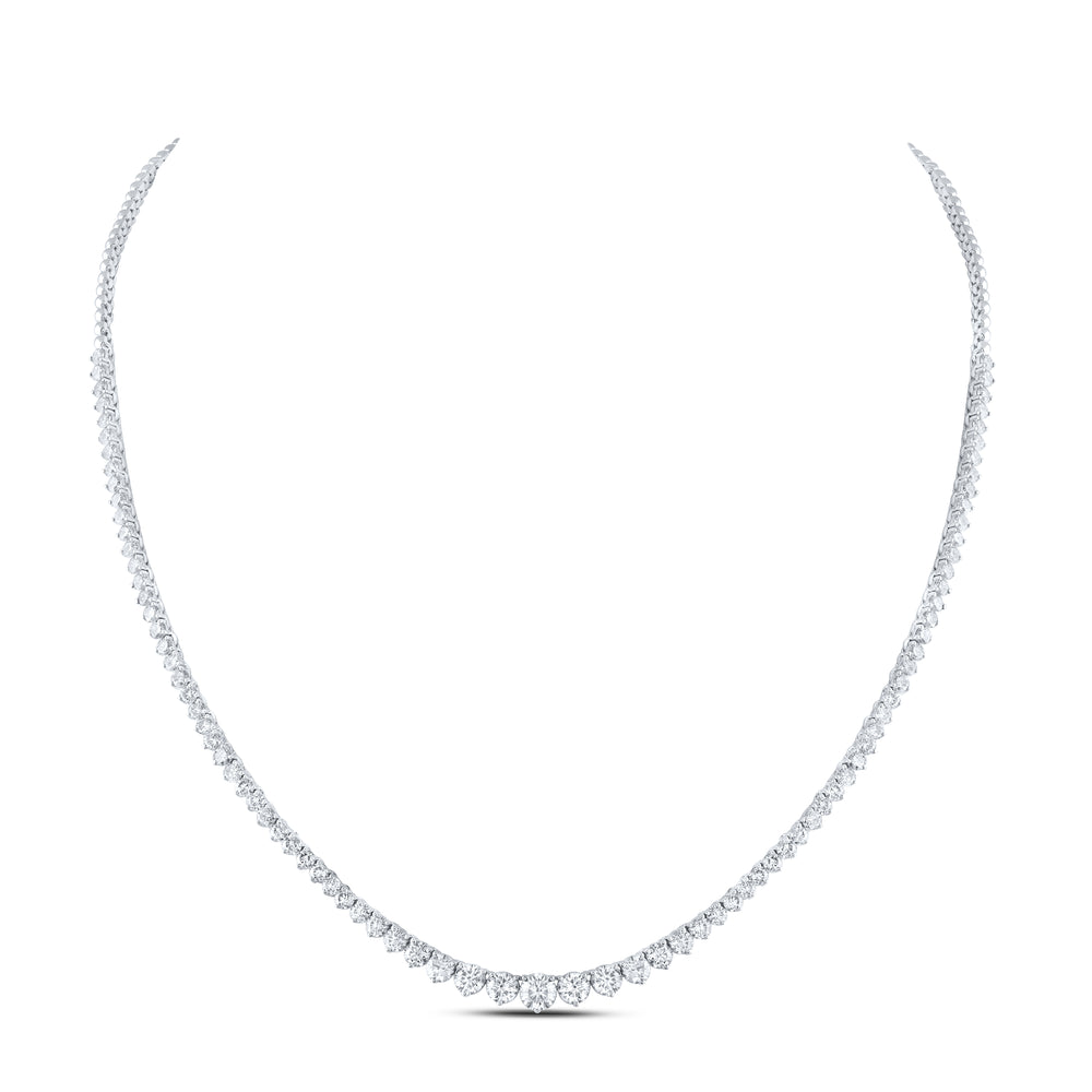 6 1/4CTW-DIA NK FASHION NECKLACE -(17 INCH)