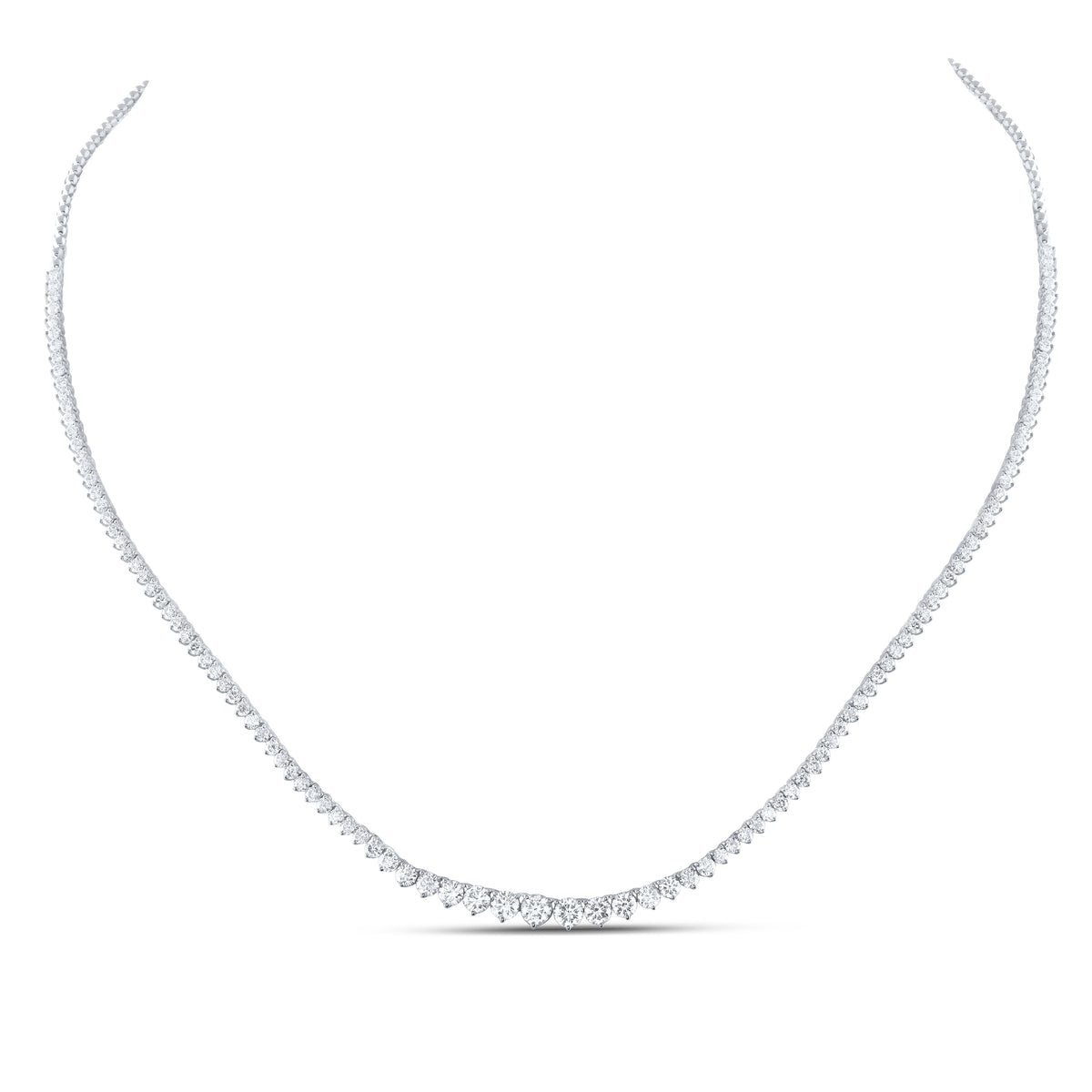 3 3/4CTW-DIA NK FASHION NECKLACE -(17 INCH)