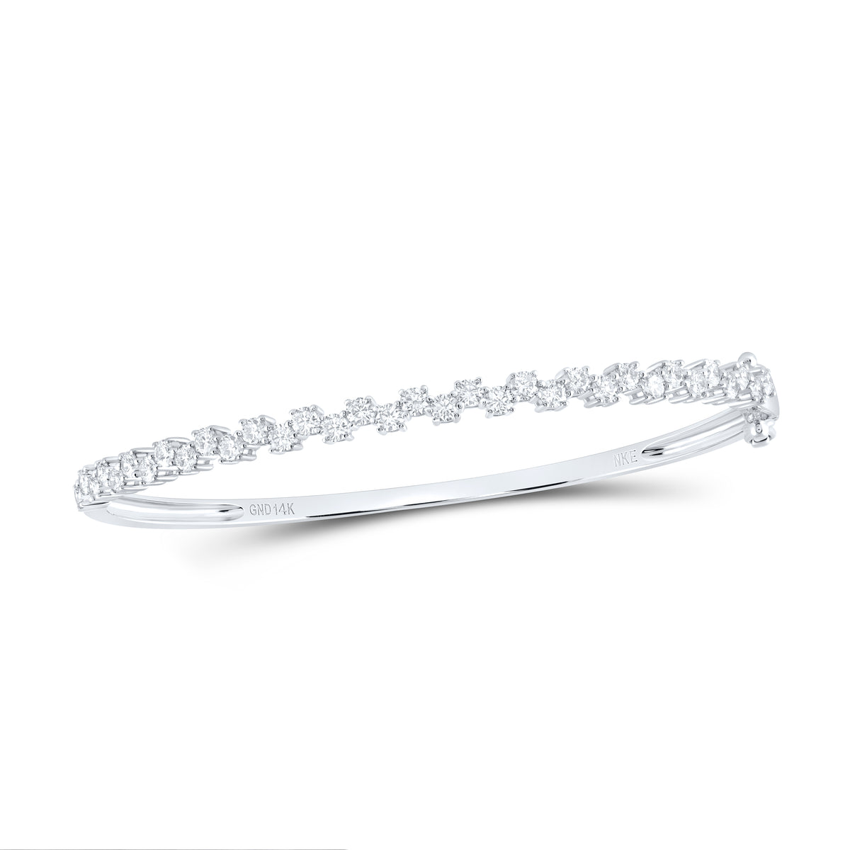 1 3/8CTW-DIA NKE FASHION BANGLE (54X45MM)
