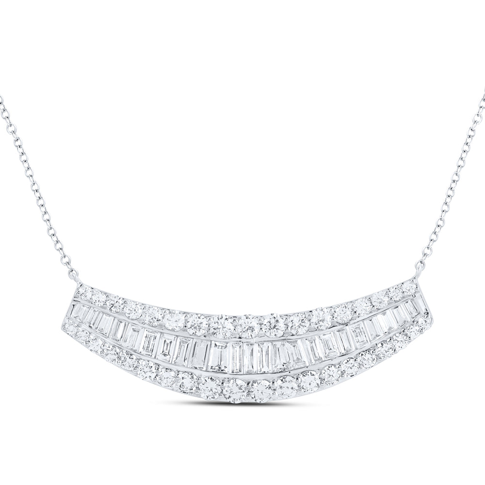 1 CTW-DIA ANA M FASHION NECKLACE -18 INCH