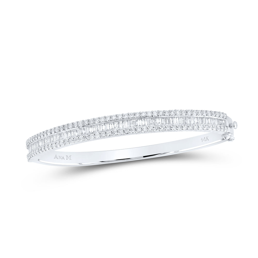 3 1/2CTW-DIA ANA M FASHION BANGLE (60X48MM)