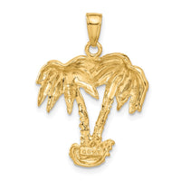 Load image into Gallery viewer, 14k Double Palm Trees Pendant

