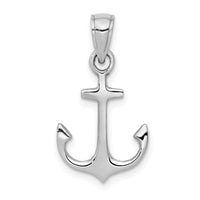 Load image into Gallery viewer, 14k White Gold Anchor Pendant
