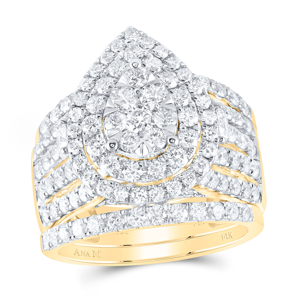 3CTW-DIA ANA M FASHION BRIDAL SET