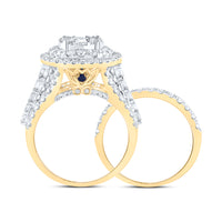 Load image into Gallery viewer, 3 7/8CTW-DIA ANA M 1/5CT-CRD FASHION BRIDAL SET
