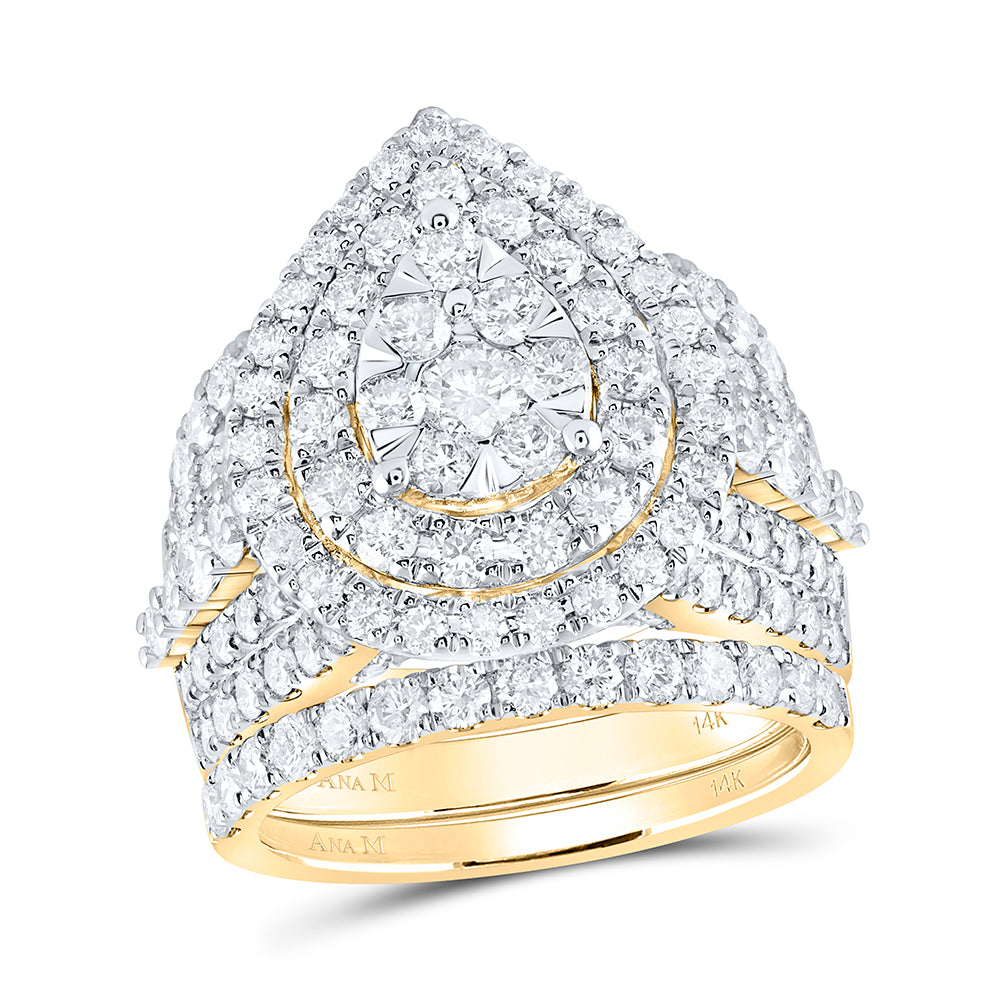 3 7/8CTW-DIA ANA M FASHION BRIDAL SET