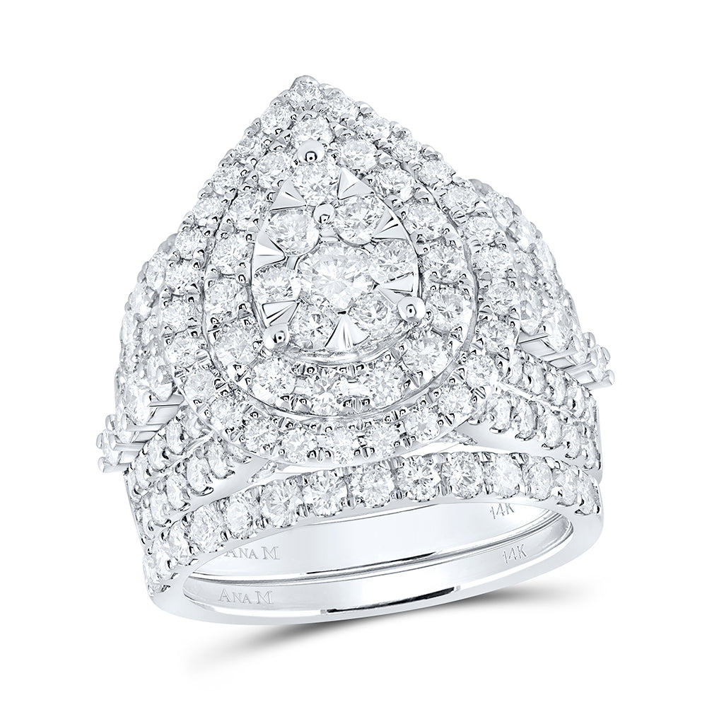 3 7/8CTW-DIA ANA M FASHION BRIDAL SET