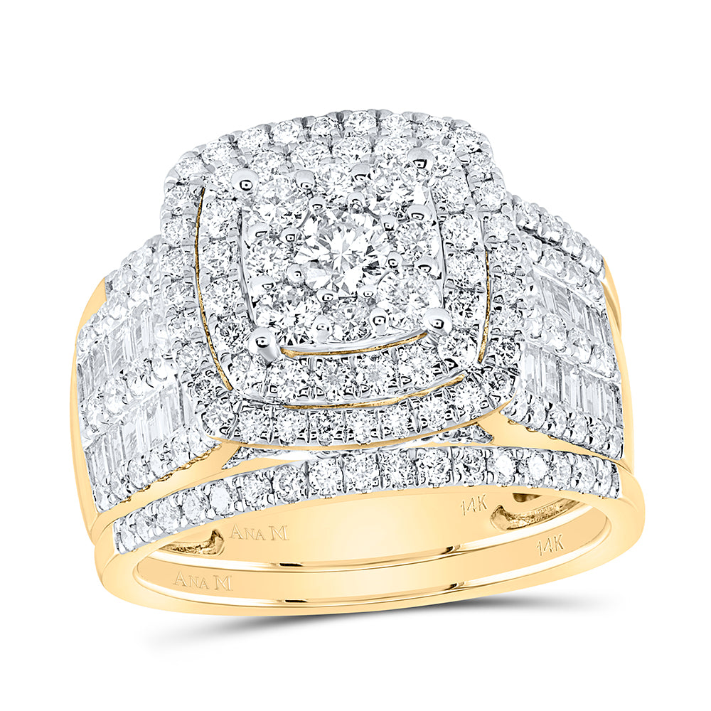 2 1/3CTW-DIA ANA M FASHION BRIDAL SET