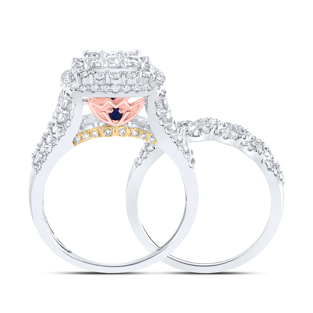 2CTW- NAT DIA ANA M FASHION BRIDAL SET