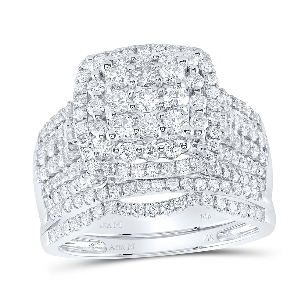 2CTW-DIA ANA M FASHION BRIDAL SET