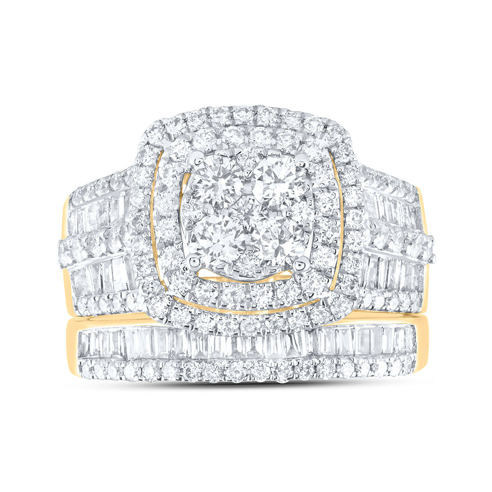 2 1/4CTW-DIA ANA M FASHION BRIDAL SET