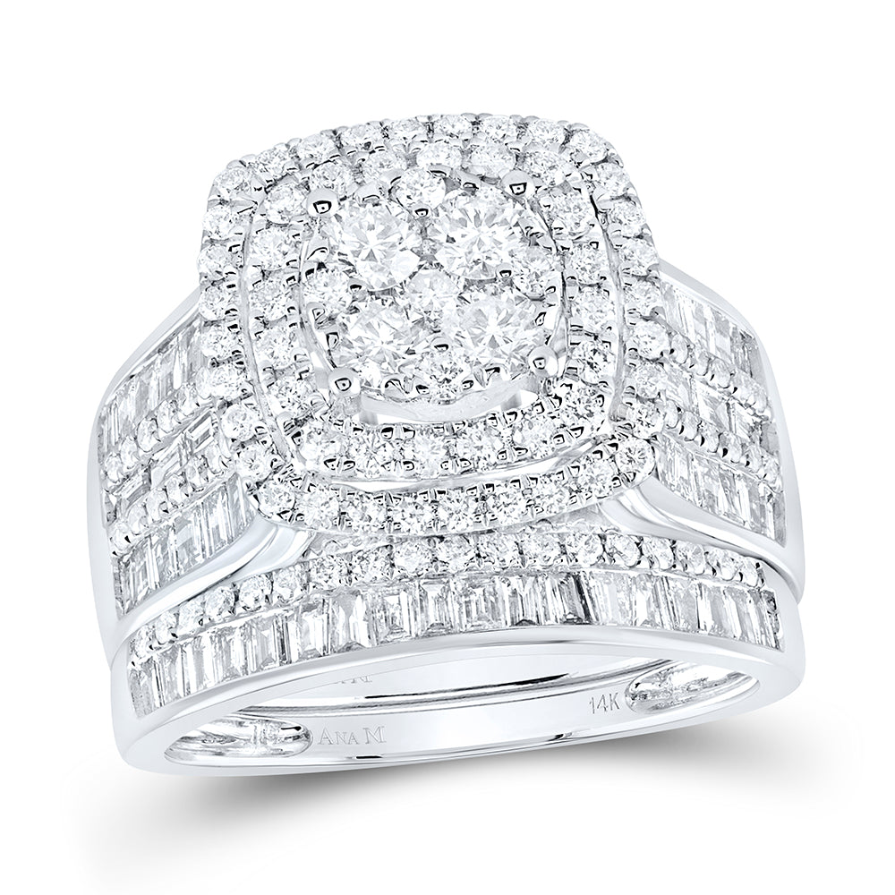 2 1/4CTW-DIA ANA M FASHION BRIDAL SET