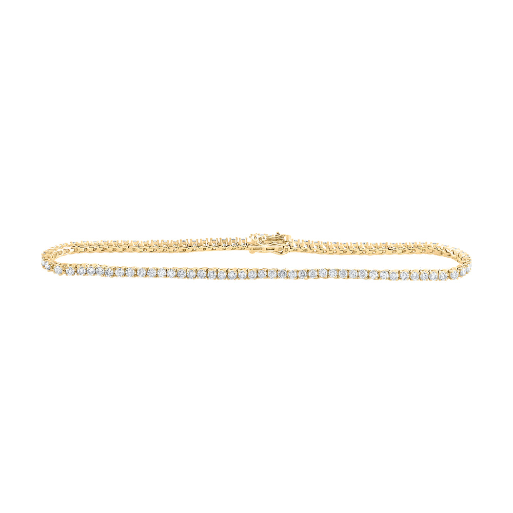 2 1/5CTW-DIA NK TENNIS BRACELET(7 INCH)