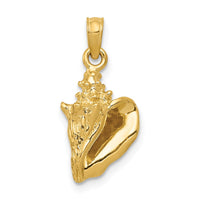 Load image into Gallery viewer, 14k 3-D Conch Shell Pendant

