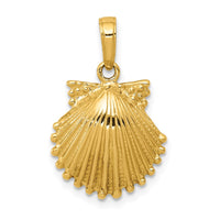 Load image into Gallery viewer, 14k Scallop Shell Pendant
