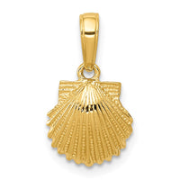 Load image into Gallery viewer, 14k Scallop Shell Pendant
