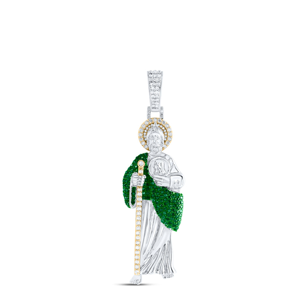 1 1/2CTW DIA ST JUDE PENDANT