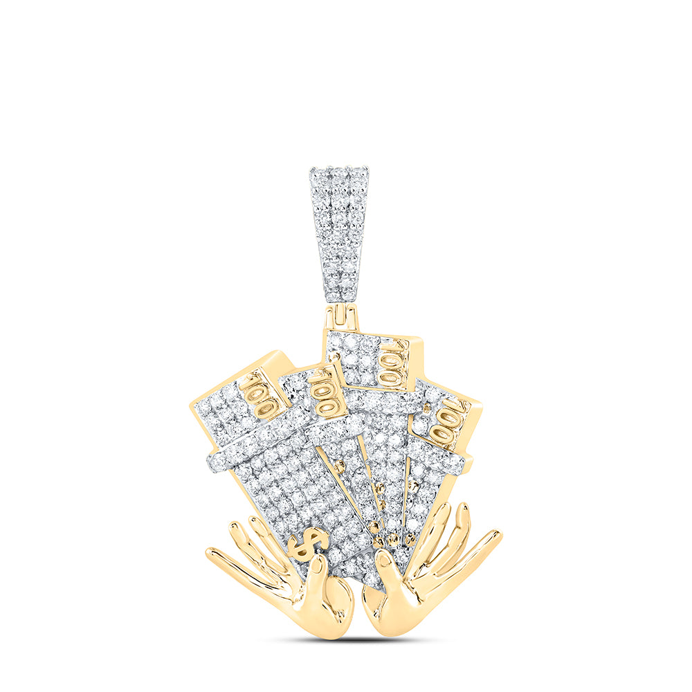 1 1/5CTW-DIA NK MENS CHARM